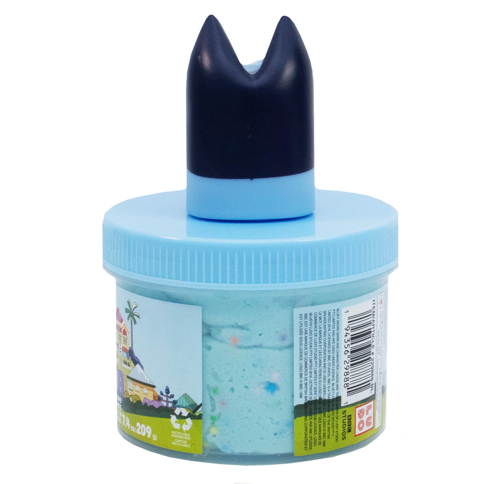 Bluey Blueberry-Scented Cloud Slime with Foam Balls